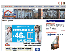 Tablet Screenshot of bastion.com.pl